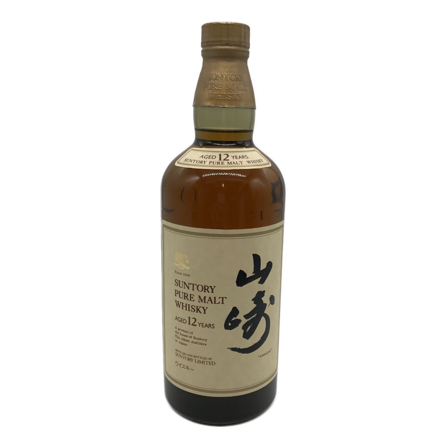 SUNTORY 山崎 12年 ピュアモルト リュート型ボトル 【古酒】