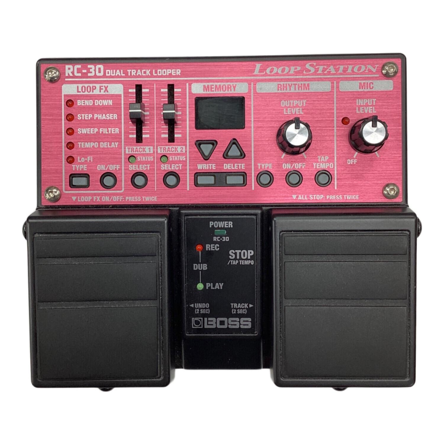 BOSS (ボス) ルーパー RC-30 箱付 DUAL TRACK LOOPER｜トレファクONLINE