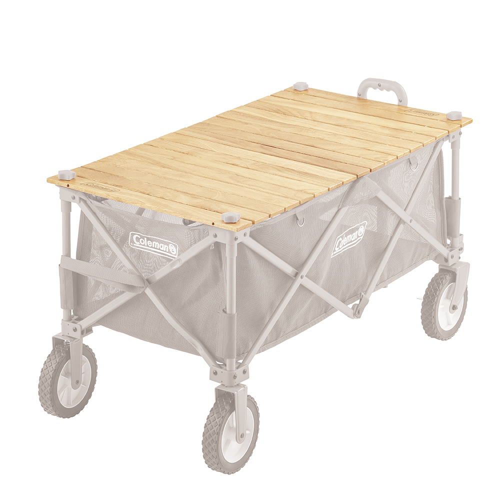 アウトドアワゴンウッドロールテーブルの通販｜キャンプ用品の