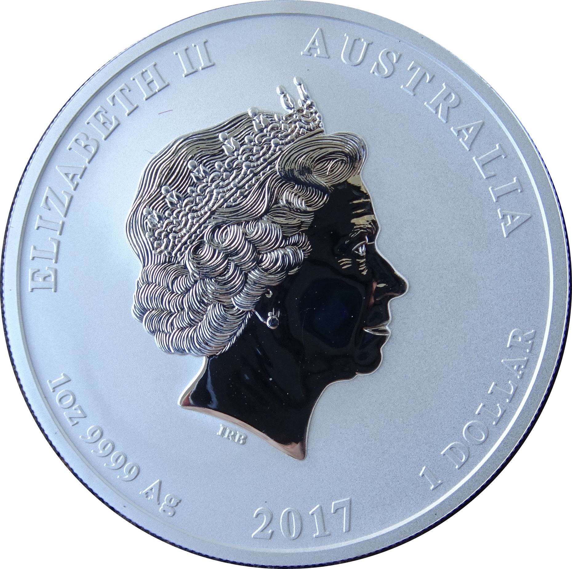 2017 オーストラリア 1ドル ドラゴンとフェニックス 銀貨 a1301