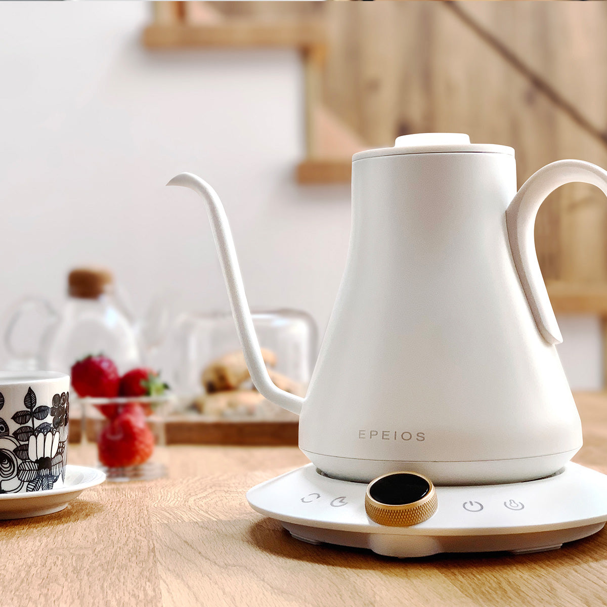 新品 未開封☆ EPEIOS 電気ケトル☆白 EPEIOS Drip Kettle | ドリップ