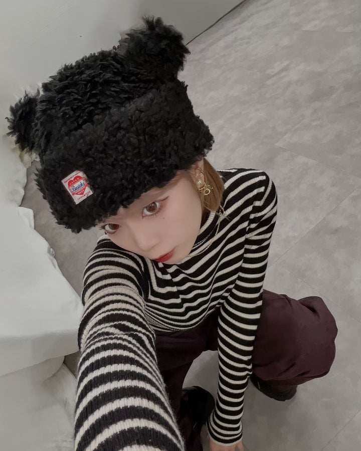 BASICKS | Bear Beanie - black – FAB4 ONLINE STORE