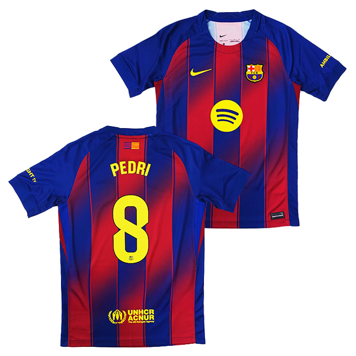 美品 25-26 ペドリ バルセロナ NIKE ホームユニフォーム 正規品 正規品