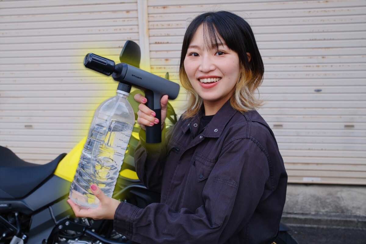 コンパクトで使いやすい『SPICERR ポケッタブル高圧洗浄機 SWU-1』の