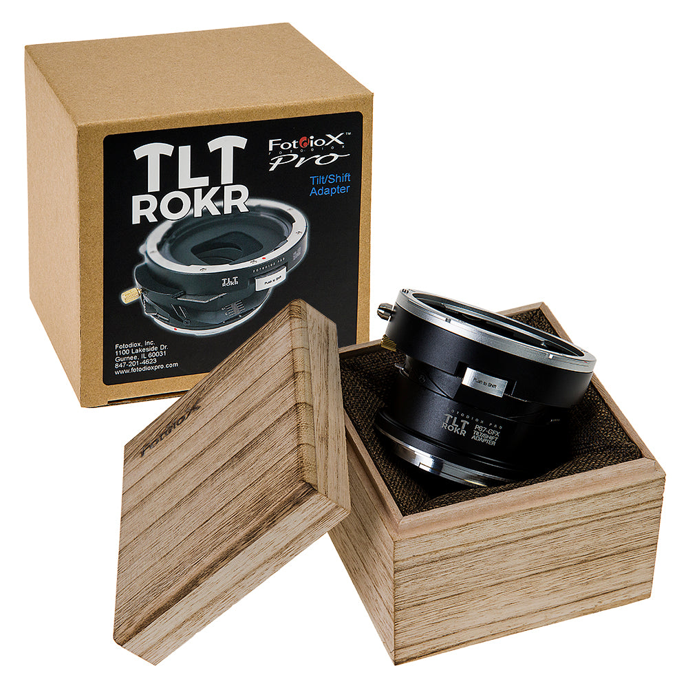 TLT ROKR - Pentax 6x7 Lens to Fujifilm G-Mount Cameras w/ Tilt