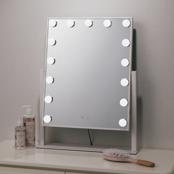 フランフラン エルドラド ハリウッドミラー ホワイト 女優ミラー 卓上