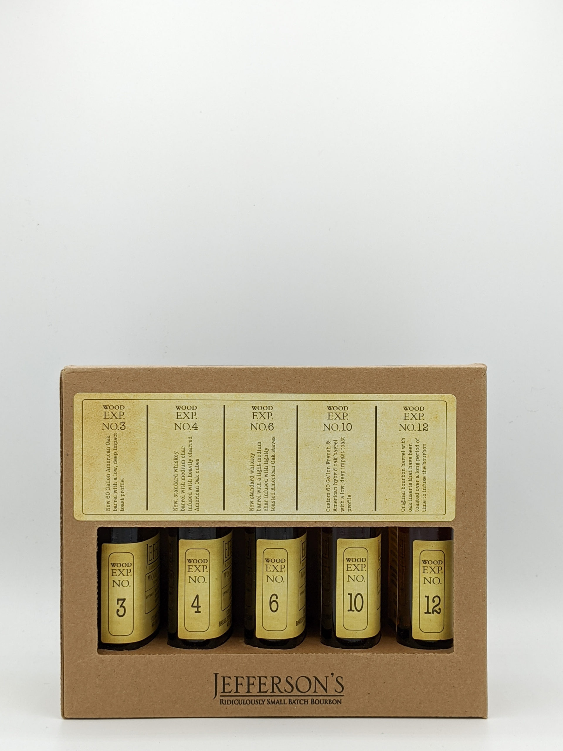 Jefferson Wood Exp set 5 x 200ml - Free Range Wine & Spirits