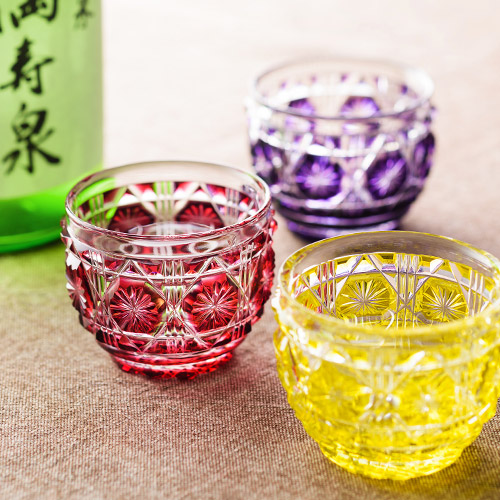 島津薩摩切子】猪口 typeC | 藤巻百貨店