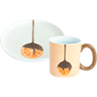 染付木蓮 ケーキ皿 | 有田焼 深川製磁｜公式オンラインストア