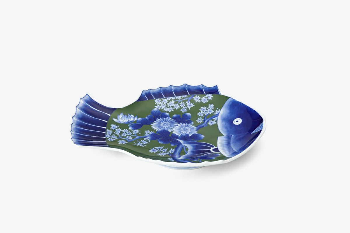 赤膚焼 魚型皿 MA3 赤膚焼 魚型皿 MA3 （工場直売 赤膚焼