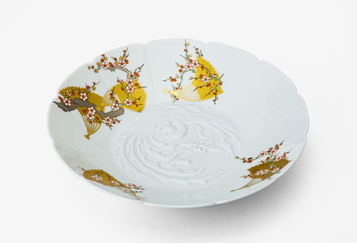 2417 深川製磁 花瓢箪 菊割鉢 未使用 花ひょうたん 菊割鉢 | 有田焼