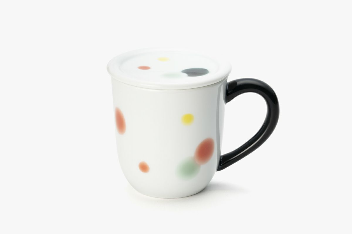 深川製磁 黄地うさぎ マグカップ 5客 黄地兎(うさぎ) 三ツ足マグカップ