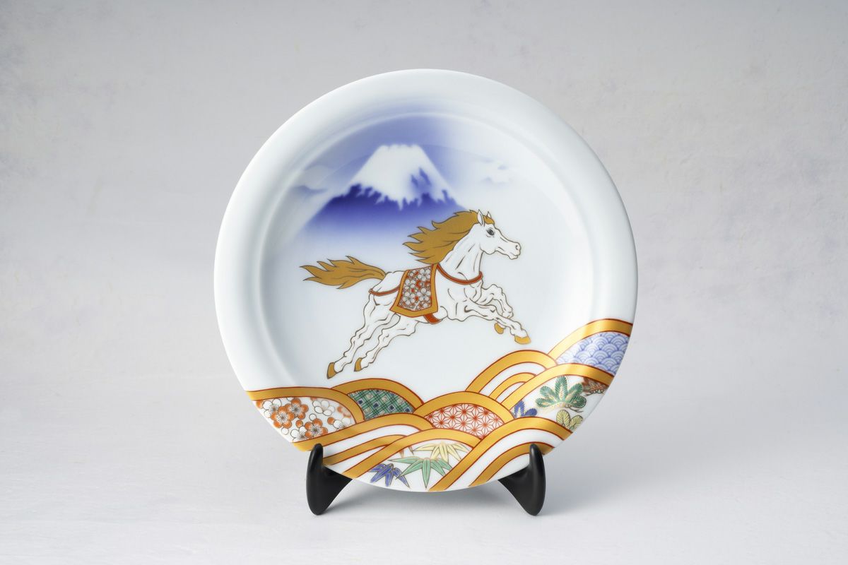 時代 深川製 染付三ツ盃 木箱付 直径11.6/9.6/7.9㎝ 時代 深川製 染付