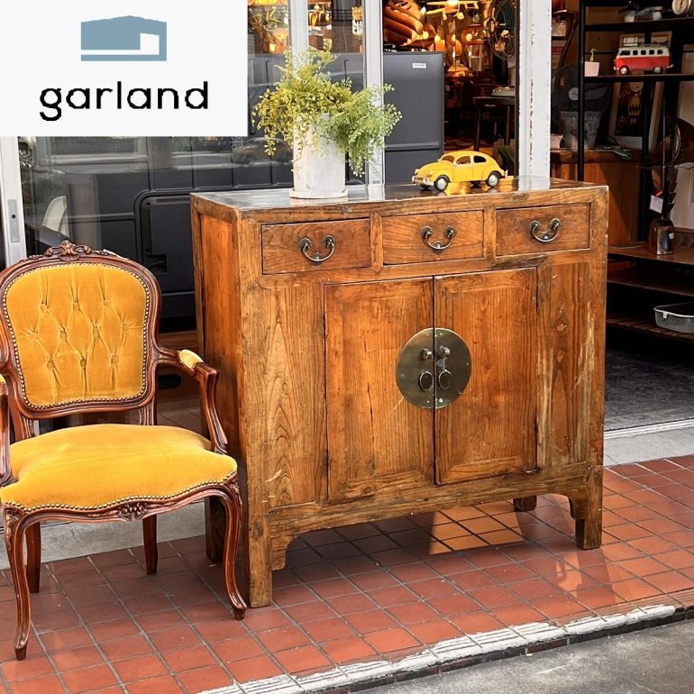 ヴィンテージ 中国家具 キャビネット Chinese Buffer 収納 チーク