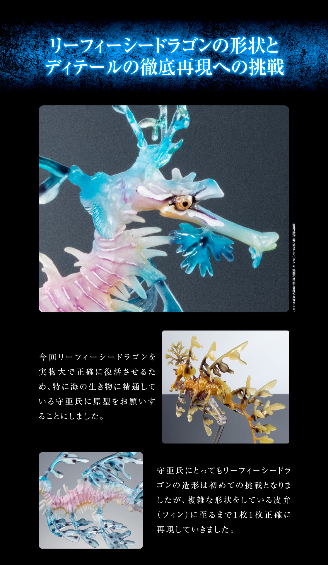 いきもの大図鑑プレミアムリーフィーシードラゴン ブルー いきもの大