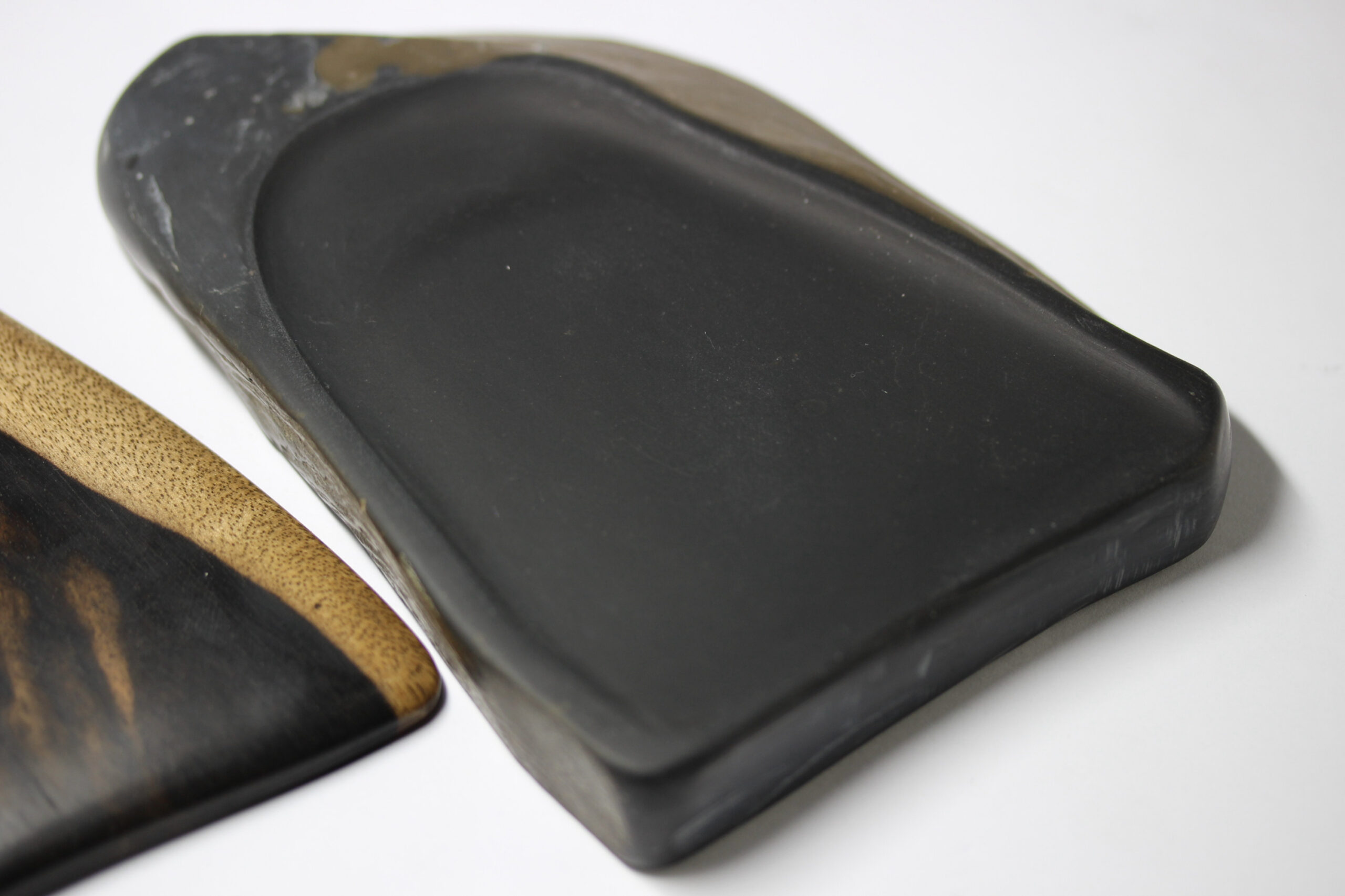 即購入可】美品／黒柿／朱雀杢蓋／硯／骨董／書家／書道／文房四宝／古