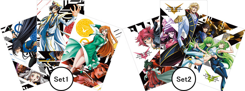 コードギアス 映画 前売り 来場者 特典 クリアファイル 計32種 38