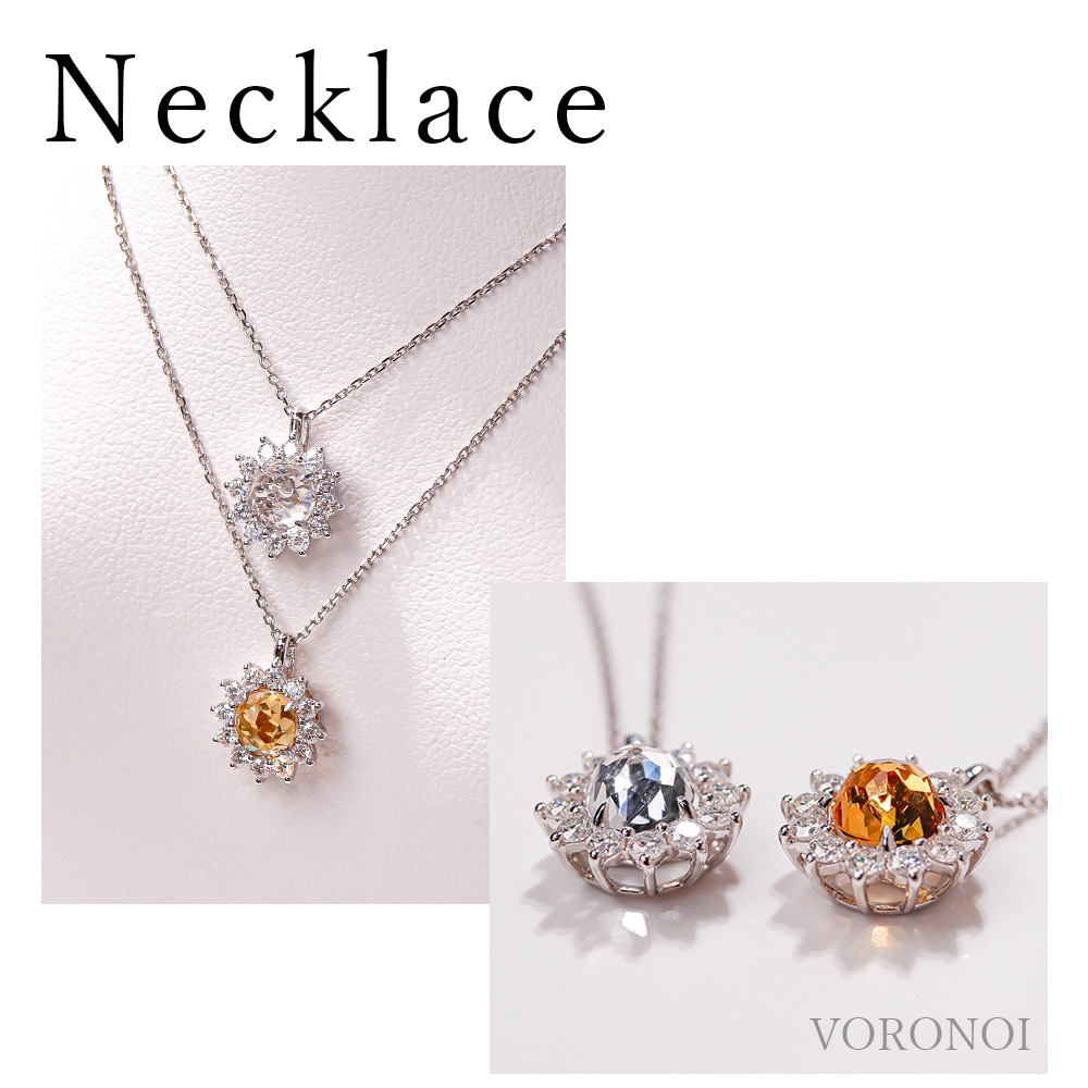 MINAMO - Bloom - リング / ネックレス 【 ガーネット 】 K10