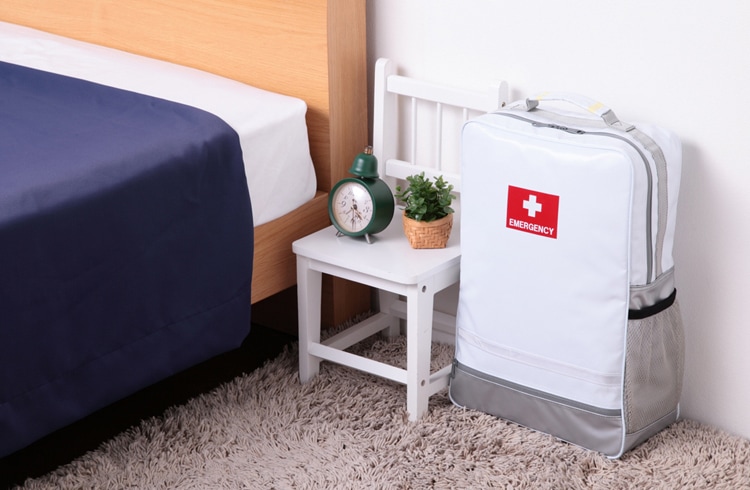 地震対策30点避難セットplus＋イス付き防災キャリーカート | 防災