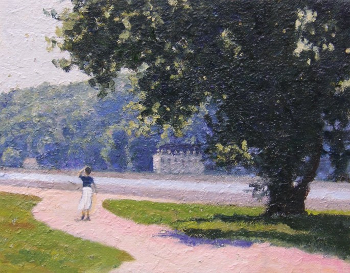 谷内こうた、【河畔にて】、希少な画集画、新品高級額 額装付、状態