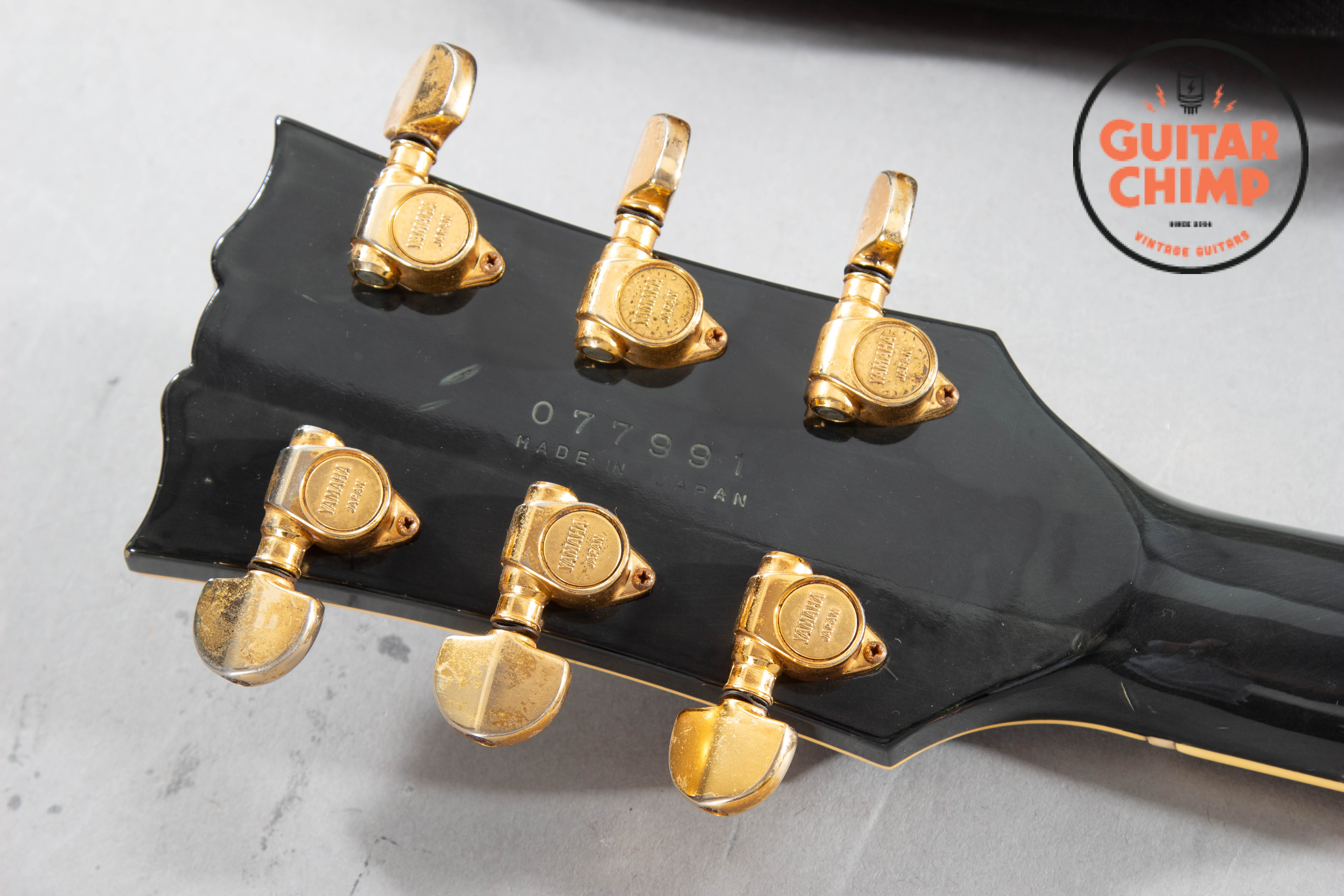 1982 Yamaha SG-1000 Black – Coil-Tap Pickups, Slim Neck, VG