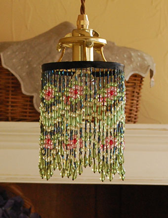 逸品アメリカンアールヌーヴォーランプグリーンスラグガラスビクトリア