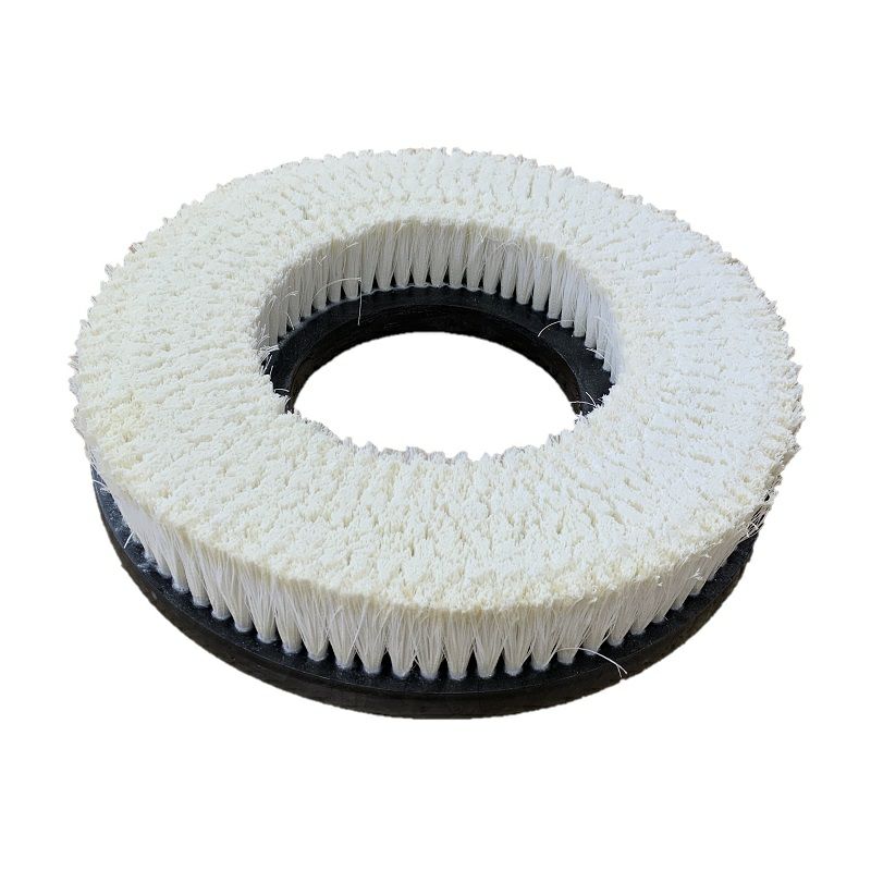 未使用品 380mm 3つ爪 ポリッシャー用 洗浄ブラシ ガラス清掃新品 未