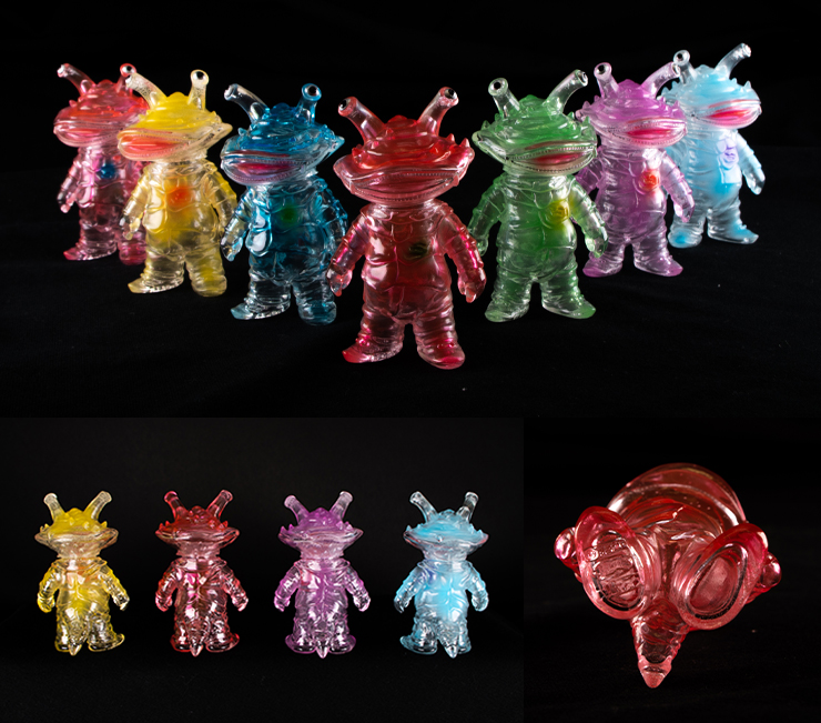 ブルマァク ソフビ ちびカネゴン 5色コンプリートセット 墓場の画廊 m1