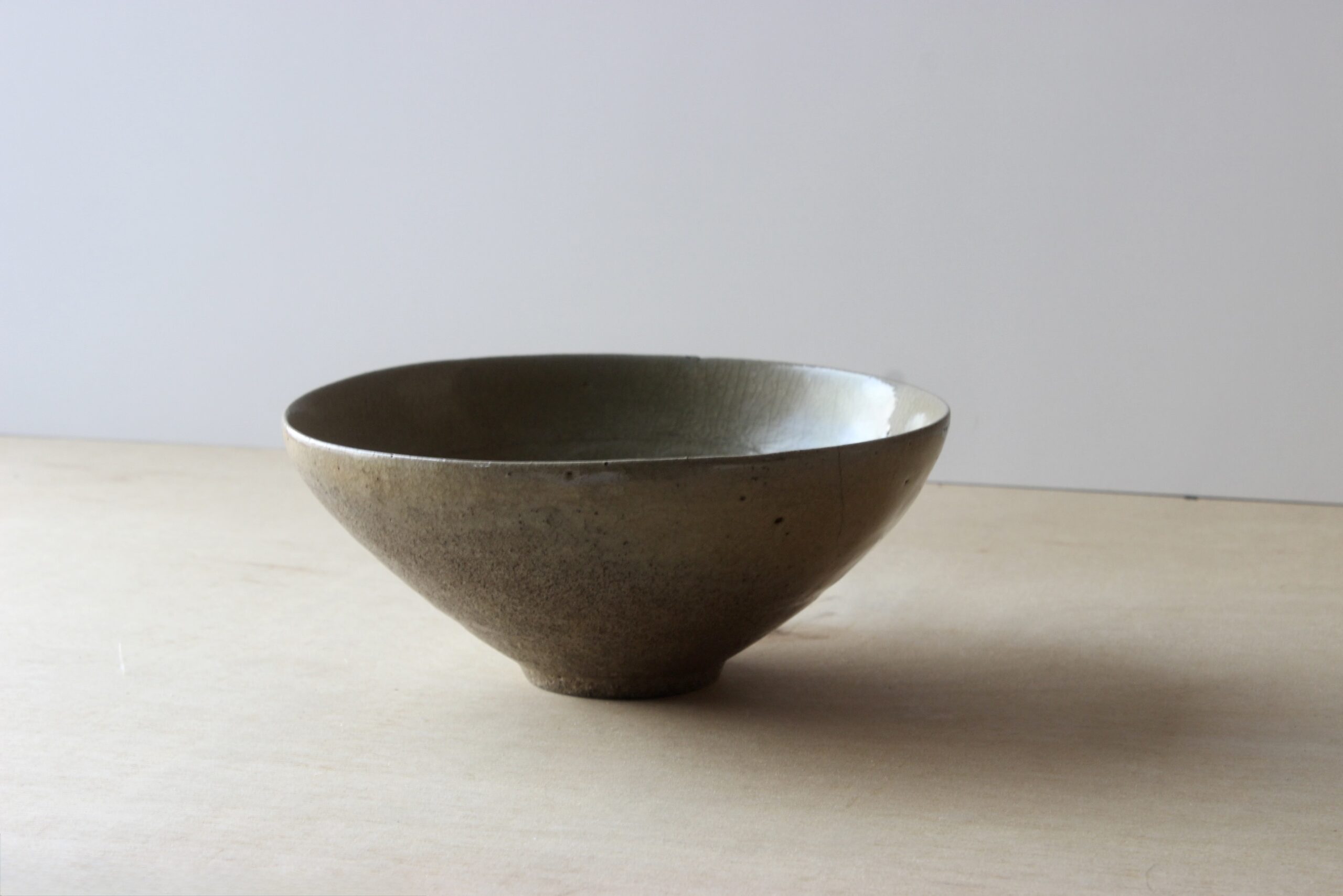 古代 高麗青磁 白泥象嵌鉢 幅約18.8㎝ 東さ7-0414④ 古代 高麗青磁 白