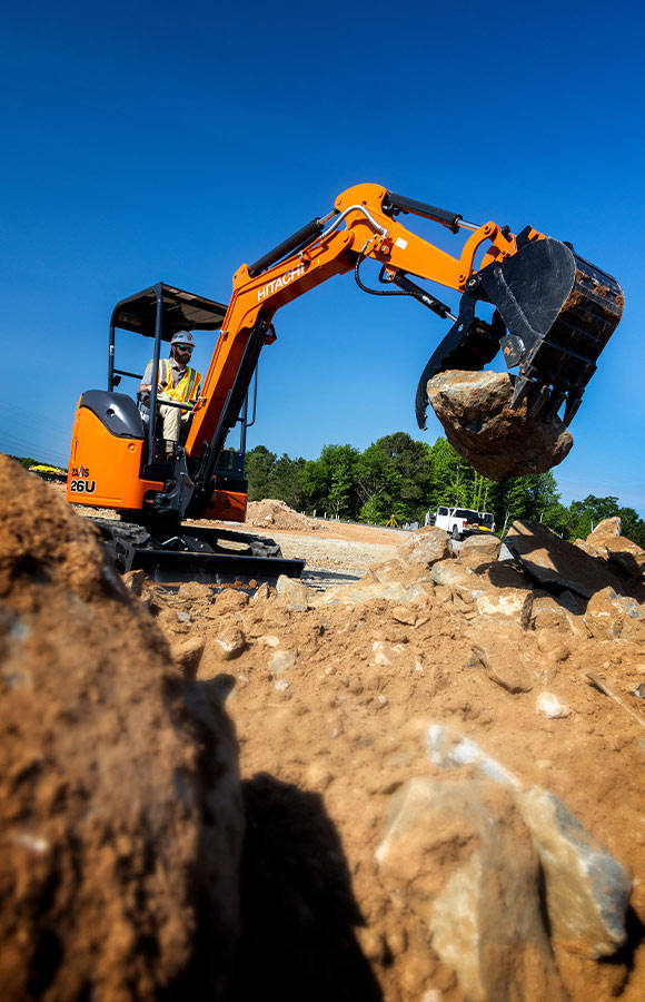ゆー ZX26U-5N Compact Excavators - Hitachi Construction Machinery