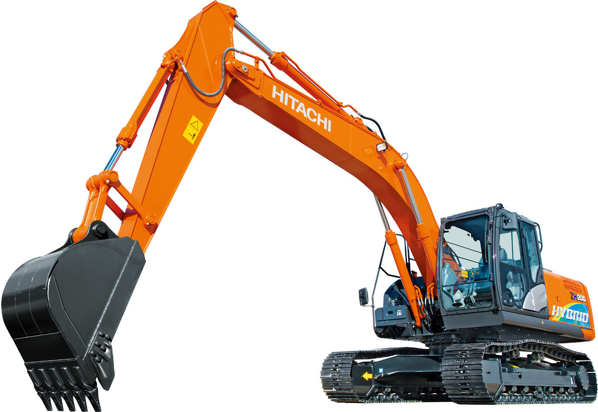 HITACHI ZH200 ハイブリッド ユンボ ショベル 大割り 解体 HITACHI
