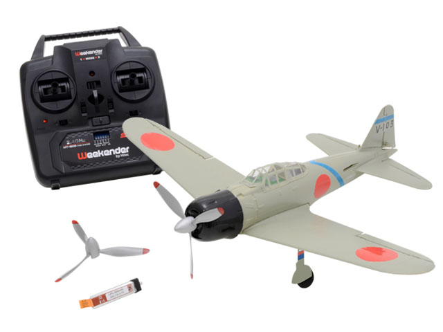 4ch ZERO 3G 21型のラジコン飛行機、1/35スケール。 4ch ZERO 3G 21型［