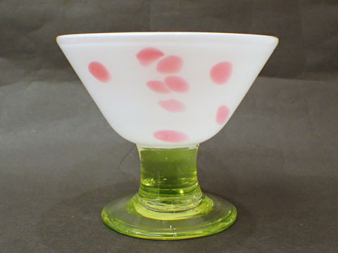 氷コップ なつめ型 骨董品 値下げ中 日本 ＊ 昭和初期頃 ＊ 氷コップ