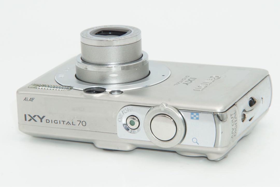 キャノンCanon IXY DIGITAL70コンパクトデジタルカメラ シルバー □美