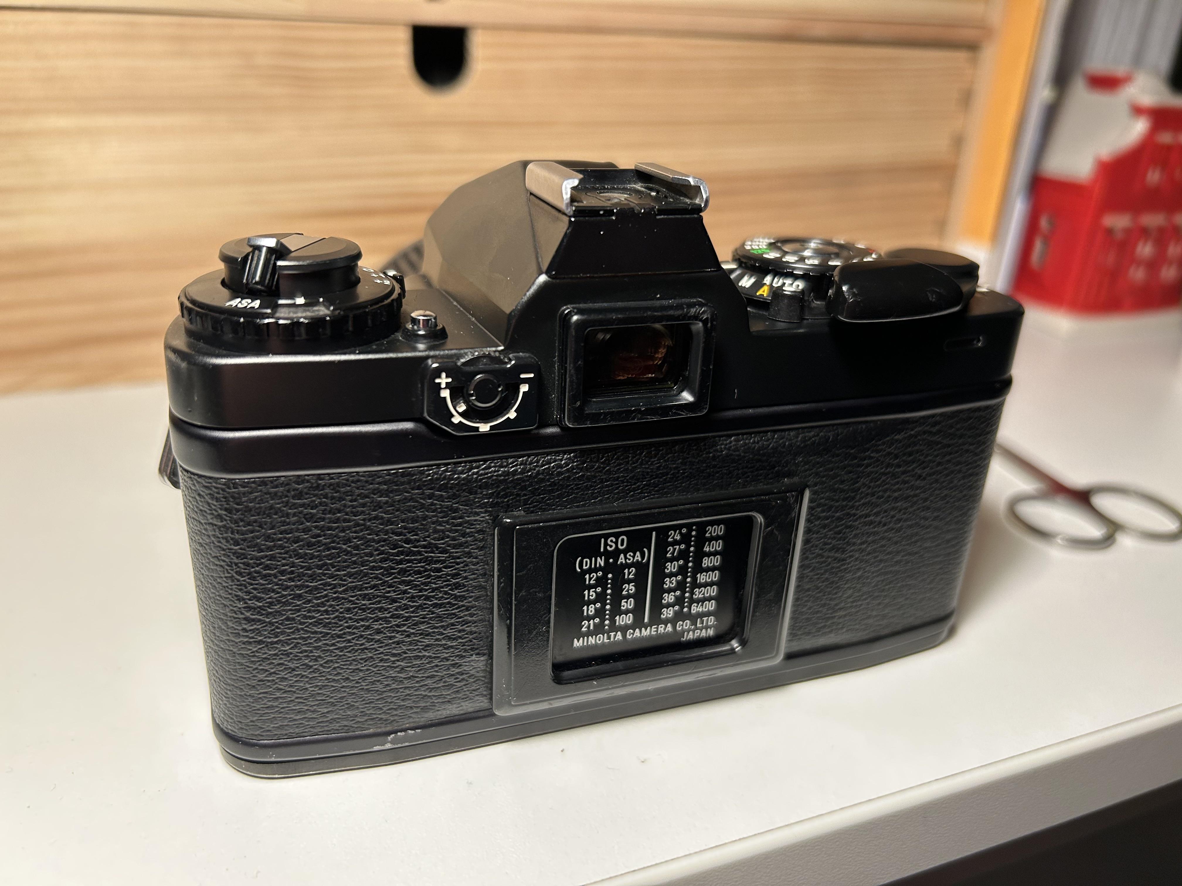 MINOLTA XD-s MD 50mm F1.4 露出計・シャッター全速確認 MINOLTA XD-s