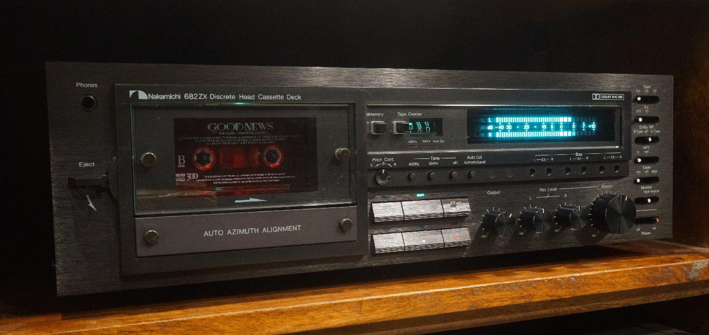 Nakamichi 682zx がやっと修理から戻ってきた : r/cassetteculture