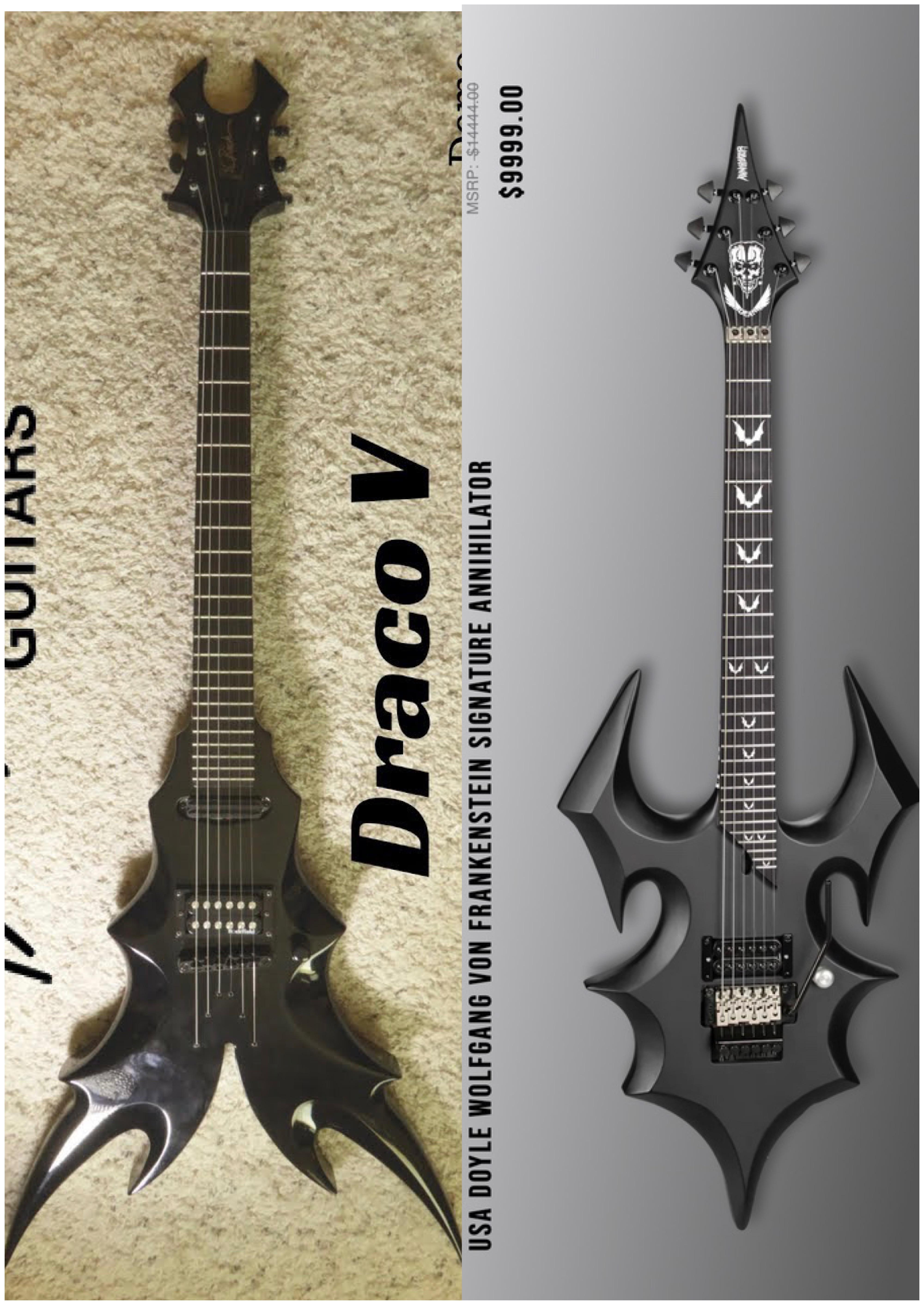 B C Rich DRACO ELECTRIC GUITAR