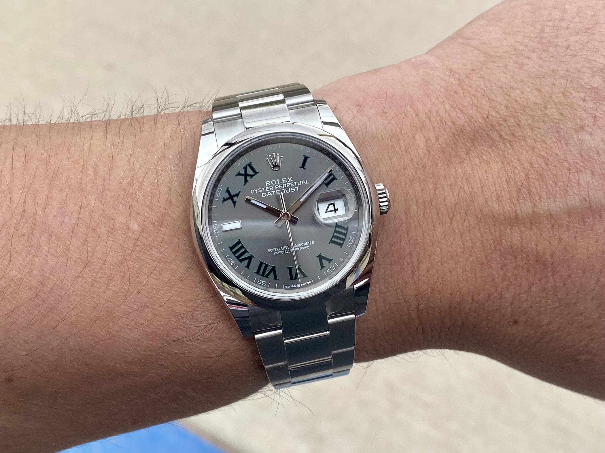 ロレックス 126200-0018] デイトジャスト 36 ウィンブルドン : r/Watches