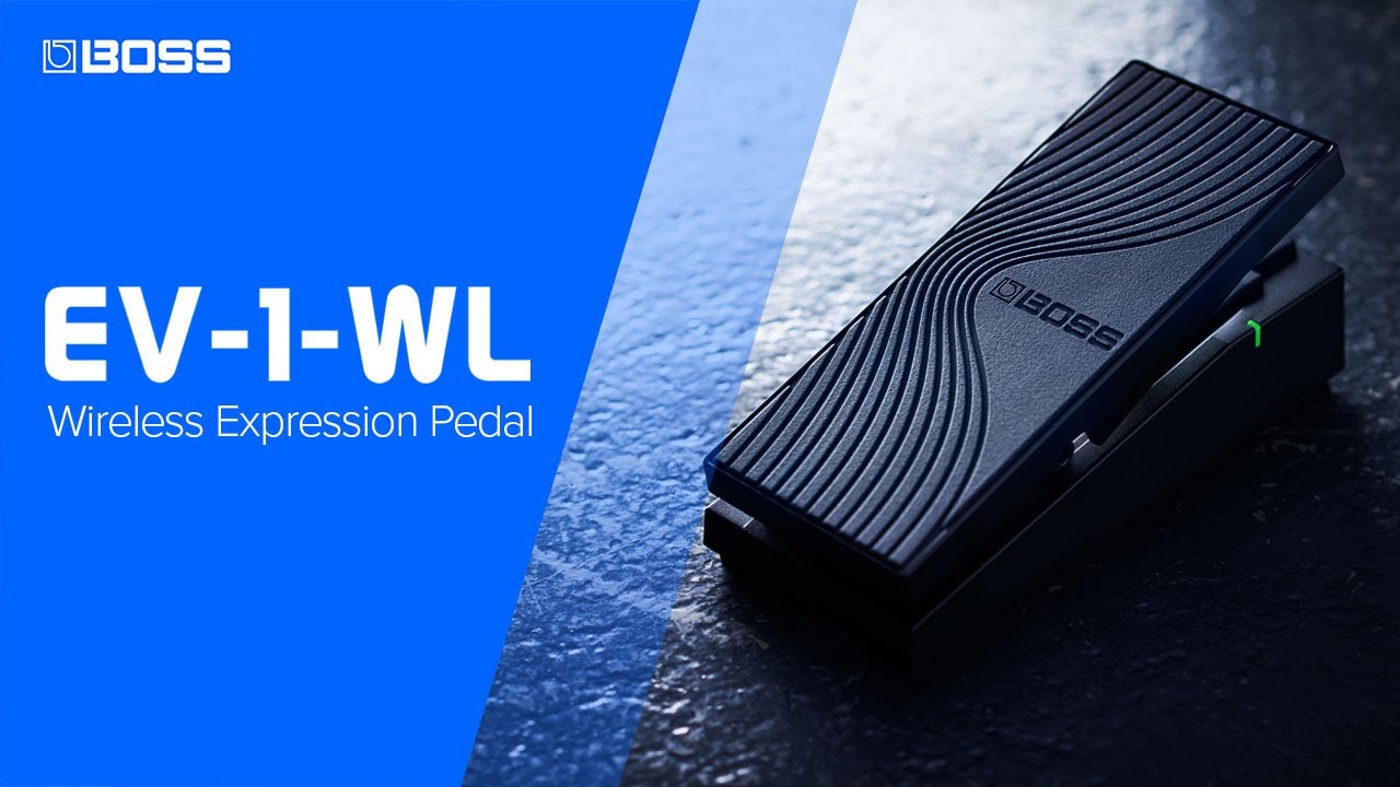 BOSS EV-1-WL - Wireless MIDI Expression Pedal - YouTube