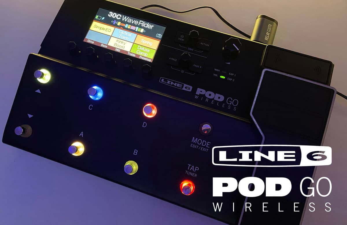 ワイヤレスの解放感を、最高レベルのサウンドで》Line 6 「POD Go