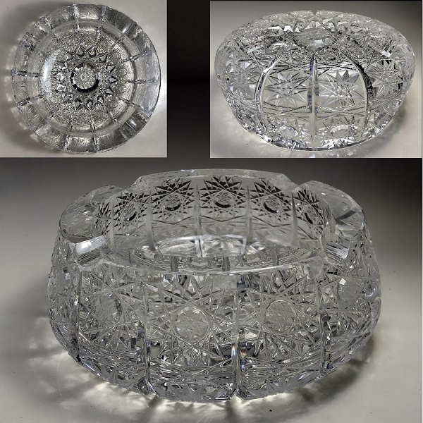 ボヘミアグラス 24% 灰皿、小物入れ ボヘミアグラス 24% 灰皿、小物