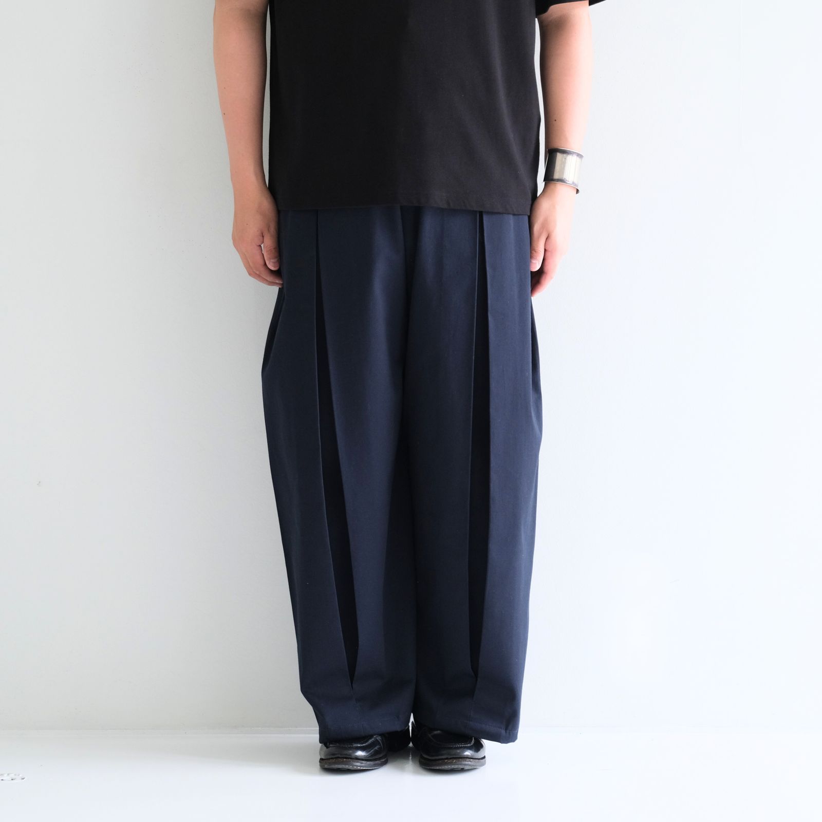 SAGE NATION - BOX PLEAT TROUSER / ボックスプリーツトラウザー