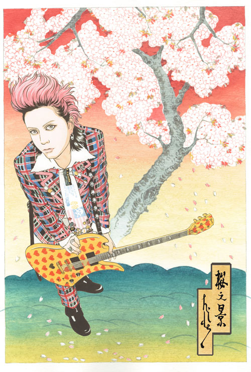 浮世絵木版画 hide 桜の景 ｜チケットぴあ