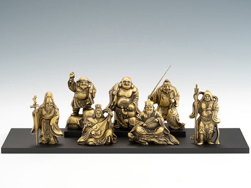 1732 七福神縁起物 練物 置物