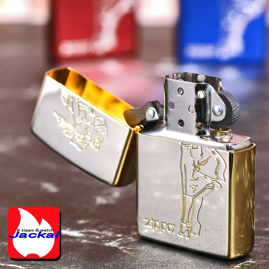 RAKUDO Zippo 1995 Windy ライター RAKUDO Zippo 1995 Windy ライター