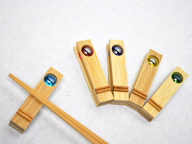 箸置き ビー玉（5個入り）【メール便可】/箸枕/箸休め/テーブル小物