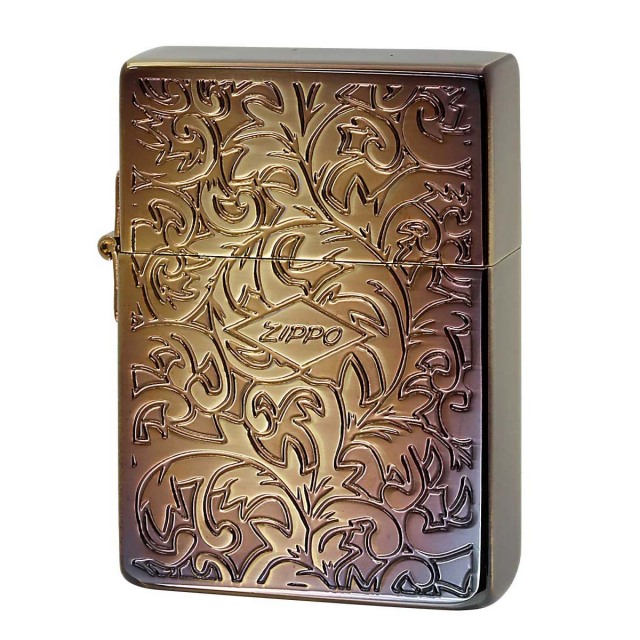 Zippo ジッポー 1935レプリカ アラベスク 唐草 金メッキいぶし
