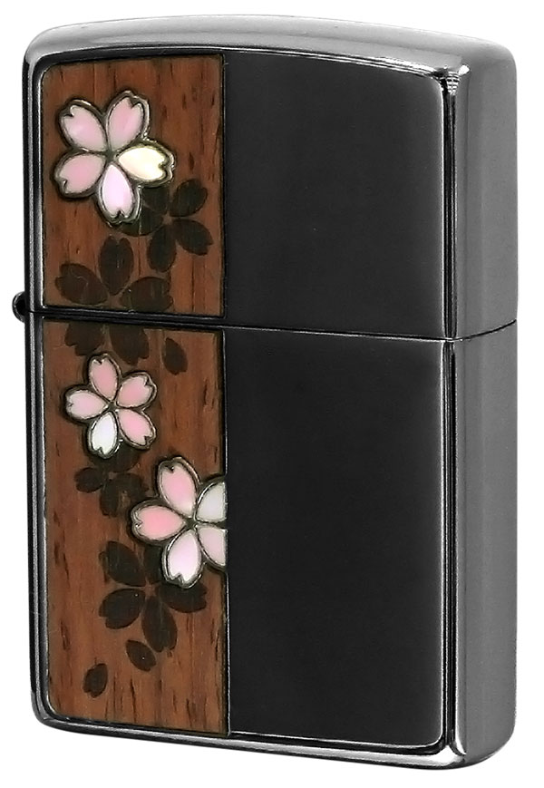 Zippo ジッポー Shell＆Wood 桜 Cherry blossoms 2CSW-BN｜Zippo専門店