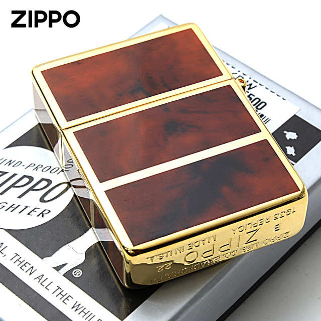Zippo ジッポー 1935レプリカ マーブル 4面加工 1935EPG ブラウン