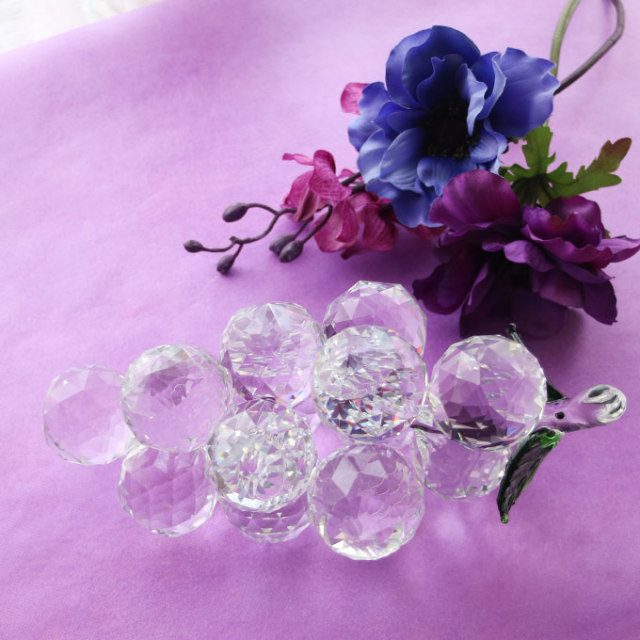 ガラスオブジェ 葡萄 L｜おしゃれインテリア通販 Y-KAGU【輸入家具屋さん】